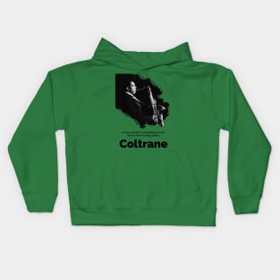 John coltrane cartoon Kids Hoodie